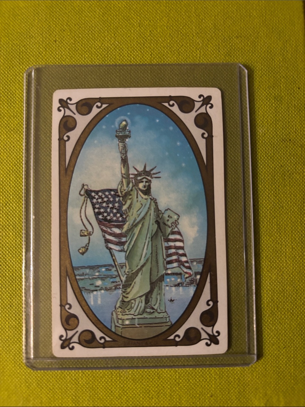 Tiffany & Co. Playing Card United States Statue of Liberty 2 of ❤️’s - Picture 3 of 4